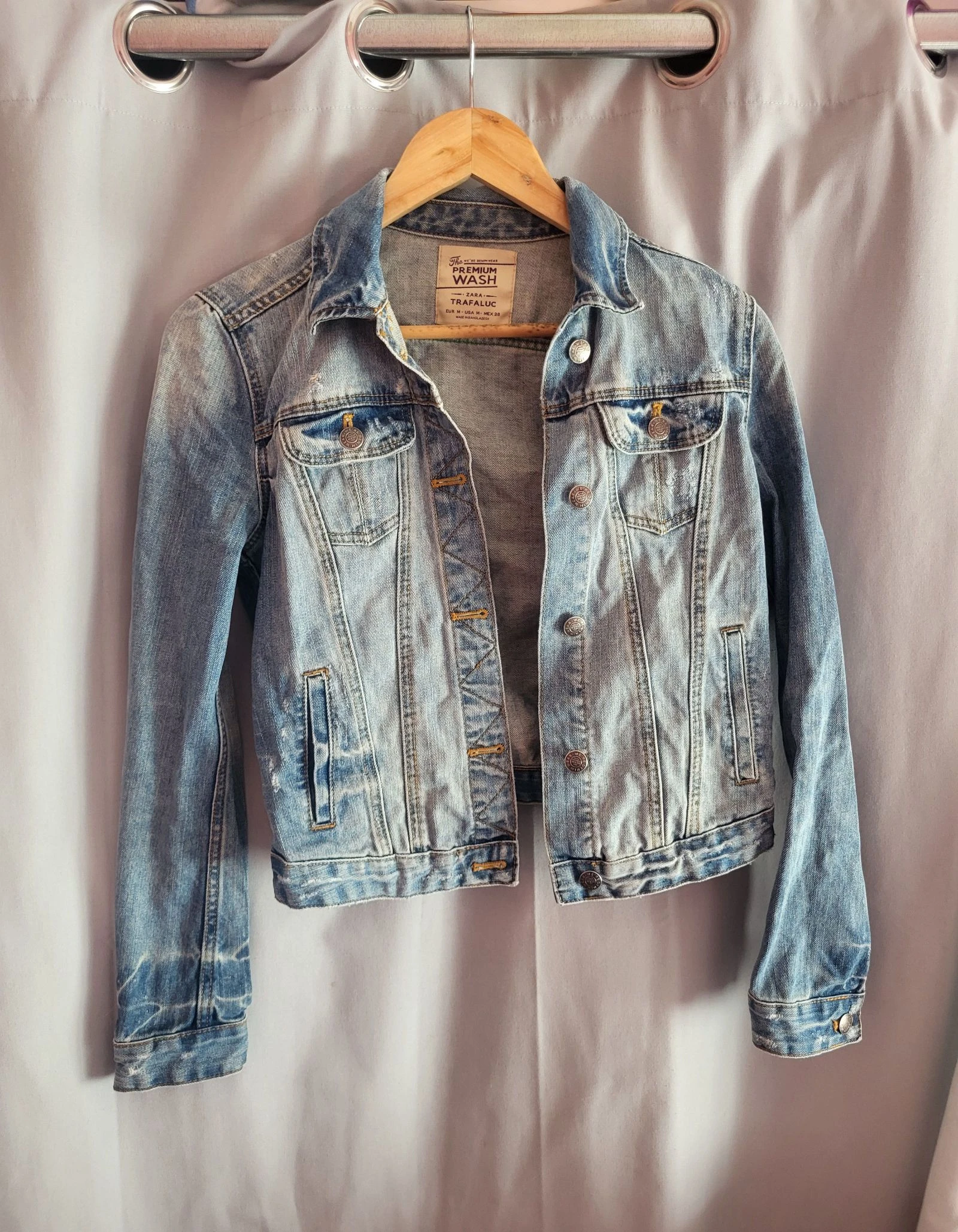 Veste en jean zara